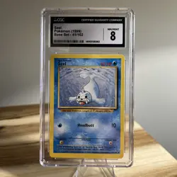 1999 Pokemon Base Set #41 Seel Unlimited CGC 8 NM/MINT+ - Image 1