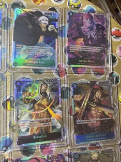 One Piece TCG 16 cards total Secret Rares! Multiple Sets! CCG Holo Artworks NM! - Image 3