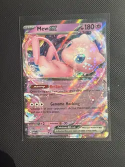 Pokemon TCG Mew EX 151/165 Scarlet & Violet Holo Double Rare Card NM Condition - Image 1