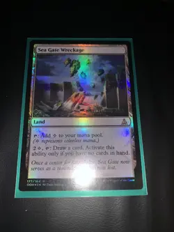 Mtg Singles - Sea Gate Wreckage - Prerelease Promo - Foil Rare - MP - Image 1