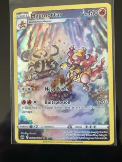 Pokemon Magmortar Crown Zenith GG03/GG70 Ultra Rare Stage 1 140 HP Holo - Image 1