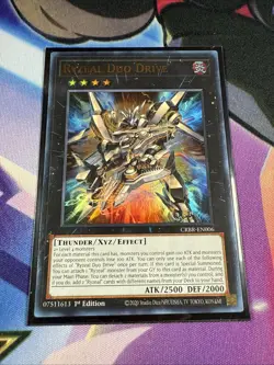 Ryzeal Duo Drive - 1st Edition Crossover Breakers NM YuGiOh - Image 4