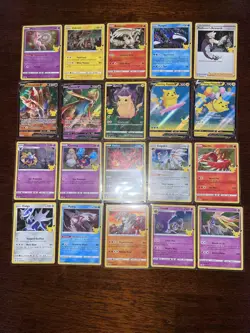 Pokemon 25th Anniversary Celebrations Cards - COMPLETE YOUR SET - Image 1