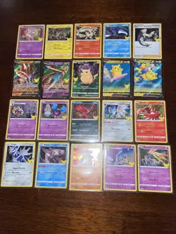 Pokemon 25th Anniversary Celebrations Cards - COMPLETE YOUR SET - Image 2