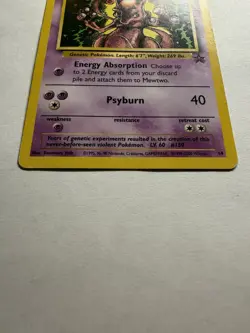 Mewtwo 2000 Pokemon Black Star Movie Promo Stamped #14 - MP - Image 2