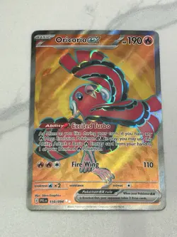 Pokemon Oricorio EX Me02 Phantasmal Flames 110/094 Ultra Rare Holo 190 HP - Image 1