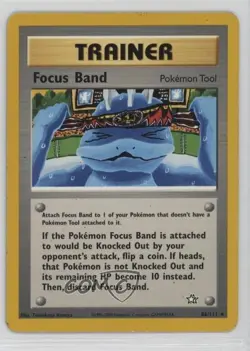 Focus Band Pokemon Neo Genesis #86 2000 - Image 1