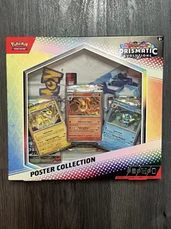 Pokemon Prismatic Evolutions Poster Collection New - Image 1