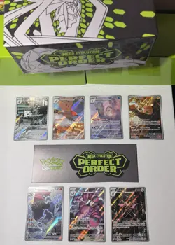 Pokemon TCG Mega Evolution Perfect Order ME03 Shiny Illustration Rare Lot (7) NM - Image 2