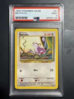 1999 Pokemon Game Rattata Mint 9 - Image 1