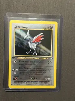 Pokemon TCG - Skarmory Neo Genesis 13/111 1st Edition Holo Rare LP++ - Image 1
