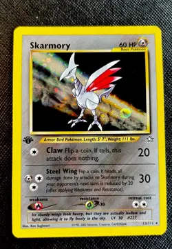 Skarmory 13/111 - 1st Edition - Holo - Neo Genesis - Pokemon TCG LP + - Image 1