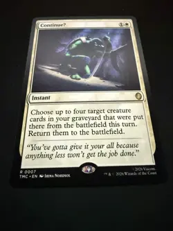 ContinueU #7 MTG TMNT Universes Beyond Magic The Gathering Card NM - Image 3