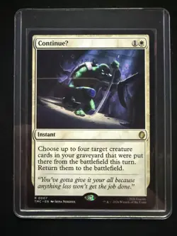 ContinueU #7 MTG TMNT Universes Beyond Magic The Gathering Card NM - Image 5