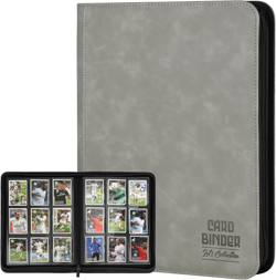 9-Pocket Zip Card Binder – 540 Double-Sided PU Album for MTG, TCG, Sports - Image 1