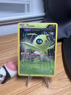 Pokemon 2015 XY Promo Celebi XY93 - Holo Special Illustration Rare Card LP - Image 1