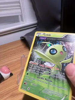 Pokemon 2015 XY Promo Celebi XY93 - Holo Special Illustration Rare Card LP - Image 3