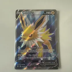 Pokemon Card Jolteon V 177/203 Evolving Skies Rare Holo - Image 1