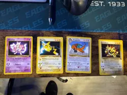 set of 4 allPromo 2 Kids WB Pokemon the First Movie Pokemon Cards - Image 1