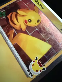 Pikachu 051/162 Pokemon Day Promo Cosmos Holo Promo Card NM 2024 Pokemon - Image 4
