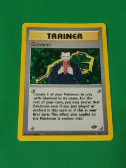 Pokemon Card TCG Giovanni Gym Challenge Leader 18/132 Holo Rare, Perfect Mint - Image 2
