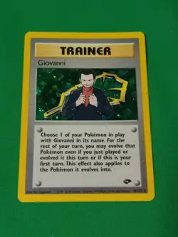 Pokemon Card TCG Giovanni Gym Challenge Leader 18/132 Holo Rare, Perfect Mint - Image 4