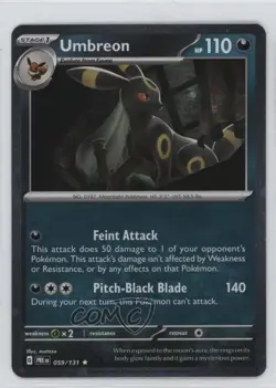 Umbreon (Cosmos Holo Tin Promo) Pokemon Prismatic Evolutions PRE #059 - Image 1