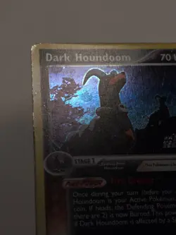 Dark Houndoom - 37/109 - Pokemon Ex Team Rocket Returns Reverse Holo Damaged - Image 4