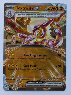 Toxtricity ex 100/182 Holo Double Rare Paradox Rift Pokemon TCG Near Mint/Mint - Image 1