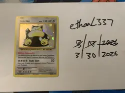 Pokemon TCG, XY Promos, Snorlax holofoil promo, XY179 - Image 1