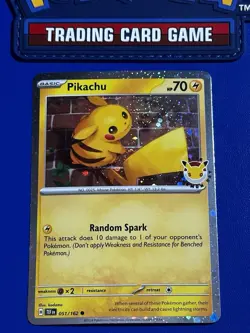 Pikachu 051/162 Pokemon Day 2026 30th Anniversary Stamped Promo Pokemon TCG NM - Image 1