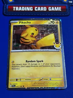 Pikachu 051/162 Pokemon Day 2026 30th Anniversary Stamped Promo Pokemon TCG NM - Image 2