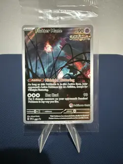 Pokemon Flutter Mane Pokemon Center Stamp Promo SVP 097 Illustration Rare Sealed - Image 1