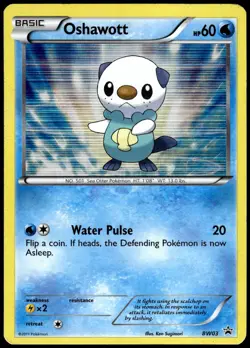 Oshawott - BW03 BW03 Holo Promo Black And White Promo Pokemon Holo LP - Image 1