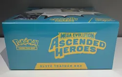 POKEMON TCG MEGA EVOLUTION ASCENDED HEROES ELITE TRAINER BOX ETB BRAND NEW ✅ - Image 3