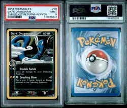 Dark Dragonite 32/109 Reverse Holo PSA 9 Pokemon 2004 EX Team Rocket Returns - Image 3