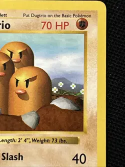 Pokemon Dugtrio 019/102 Base Set (Shadowless) *Near Mint* - Image 4