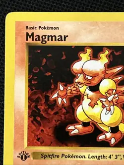 Pokemon Magmar 036/102 (1st Edition) Base Set (Shadowless) Regular *Near Mint* - Image 3