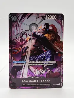 Marshall.D.Teach P-100 Event Pack Vol.8 One Piece Card Game English Promotion NM - Image 1