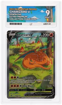 Charizard V SWSH260 ACE 9 Black Star Promo Ultra Premium Collection Pokemon Card - Image 1