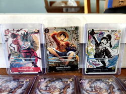 ONE PIECE TCG MONKEY D LUFFY MIXED LOT OF 28 CARDS - Image 3