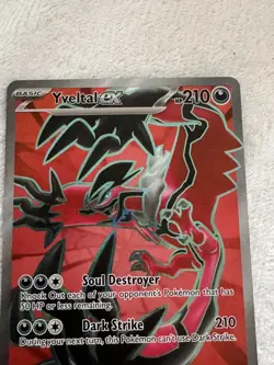Yveltal Ex 105/088 Perfect Order- Mint Condition Pokemon Card - Image 3