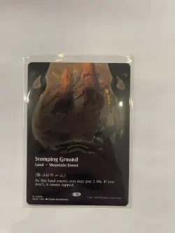 MTG Edge of Eternities Stomping Ground 283 Borderless Magic The Gathering - Image 1