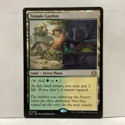 MTG Temple Garden Magic: The Gathering Lorwyn Eclipsed Rare #0268 - Image 1