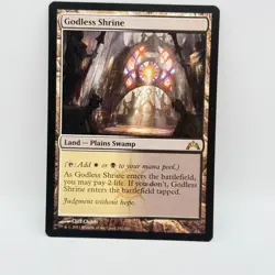 Godless Shrine Gatecrash MTG Magic the Gathering Rare Shock Land 242/249 2013 - Image 2