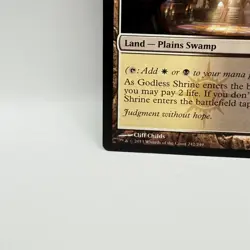 Godless Shrine Gatecrash MTG Magic the Gathering Rare Shock Land 242/249 2013 - Image 5