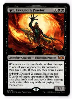 Gix, Yawgmoth Praetor 181 Commander: Tarkir: Dragonstorm Normal NM - Image 1