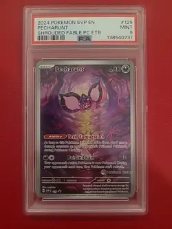 Pokemon Center Exclusive Pecharunt 129 Scarlet & Violet Promo Holo Card - Image 1