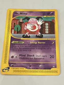 Pokemon TCG Mr. Mime Aquapolis 95b/147 Regular 1st Edition 2002 - Image 1