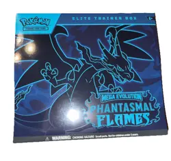 Pokemon Mega Evolution Phantasmal Flames Elite Trainer Box ETB Factory Sealed - Image 1